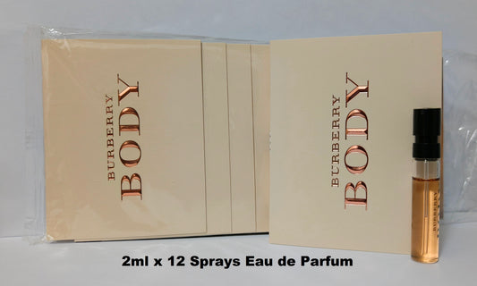 Burberry Body EDP 2ml Vials Spray Pack 12 pieces x 2ml